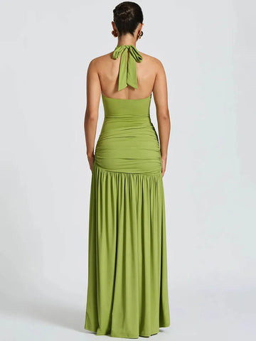 Mozision Elegant Backless Sexy Maxi Dress